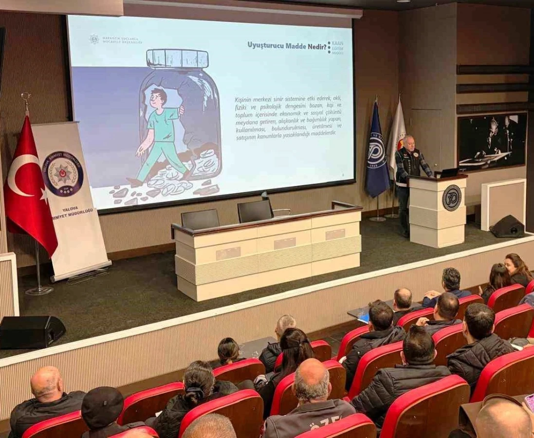 66 özel güvenlik görevlisine uyuşturucu eğitimi